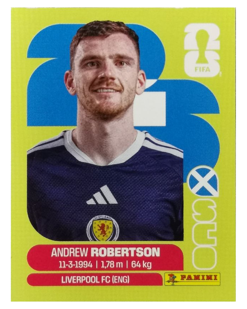 Panini FIFA WM 2026 United - SCO 6 - Andrew Robertson