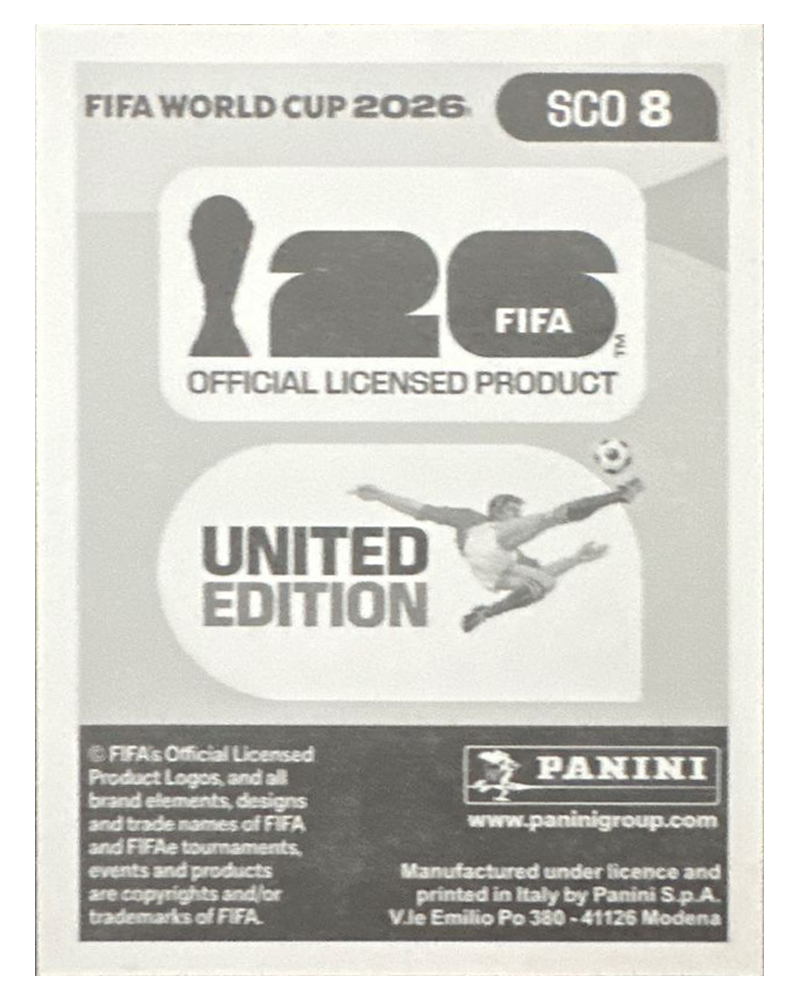 Panini FIFA WM 2026 United - SCO 8 - John Souttar