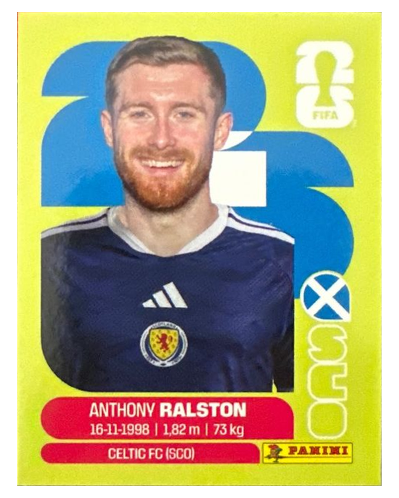 Panini FIFA WM 2026 United - SCO 9 - Anthony Ralston