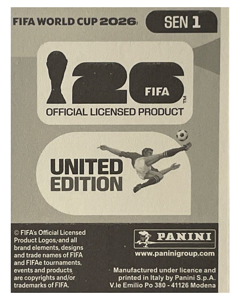 Panini FIFA WM 2026 United - SEN 1 - Team Logo
