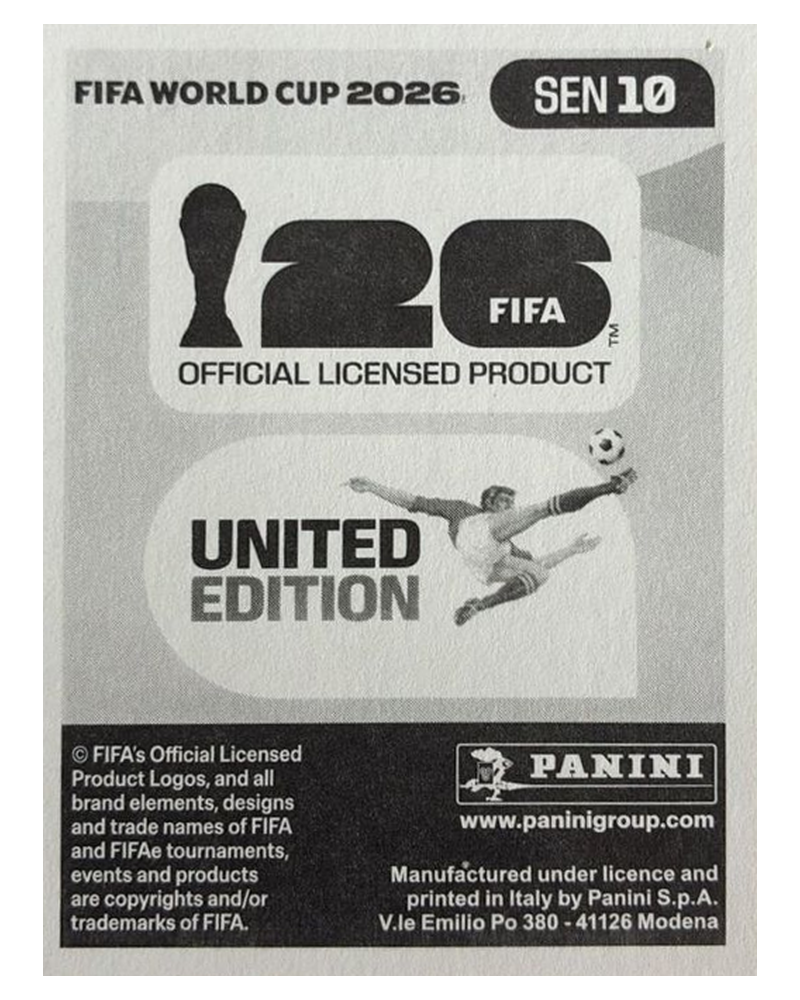 Panini FIFA WM 2026 United - SEN 10 - Pape Matar Sarr