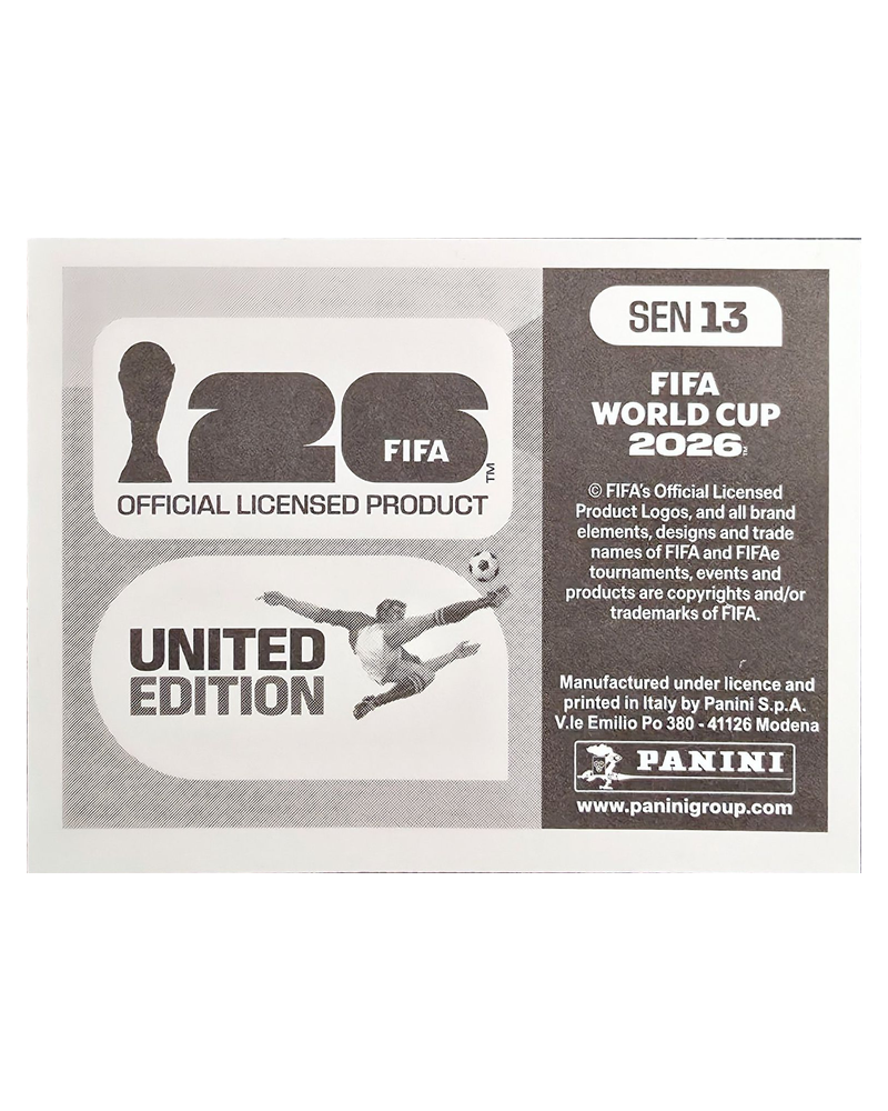 Panini FIFA WM 2026 United - SEN 13 - Team Photo