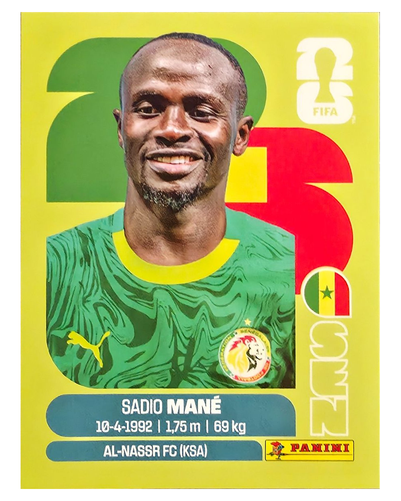 Panini FIFA WM 2026 United - SEN 15 - Sadio Mane