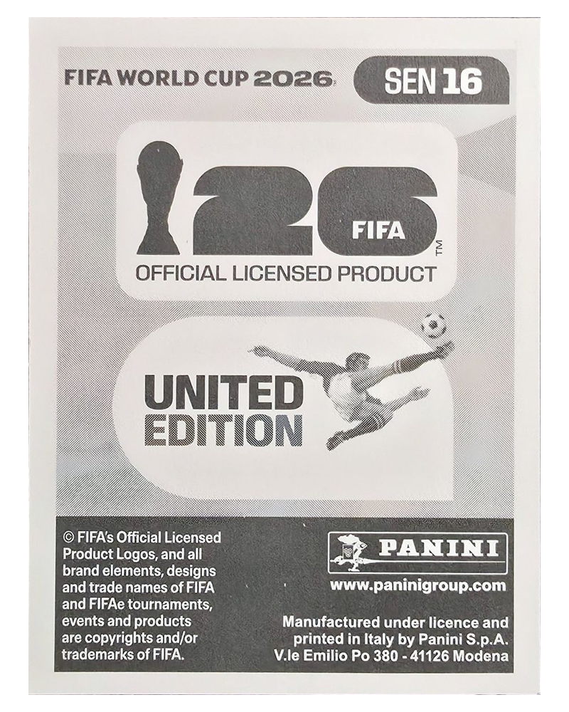Panini FIFA WM 2026 United - SEN 16 - Ismaïla Sarr