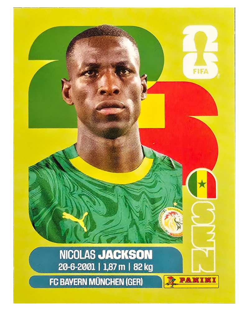 Panini FIFA WM 2026 United - SEN 19 - Nicolas Jackson