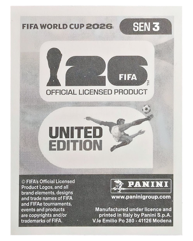 Panini FIFA WM 2026 United - SEN 3 - Yehvann Diouf