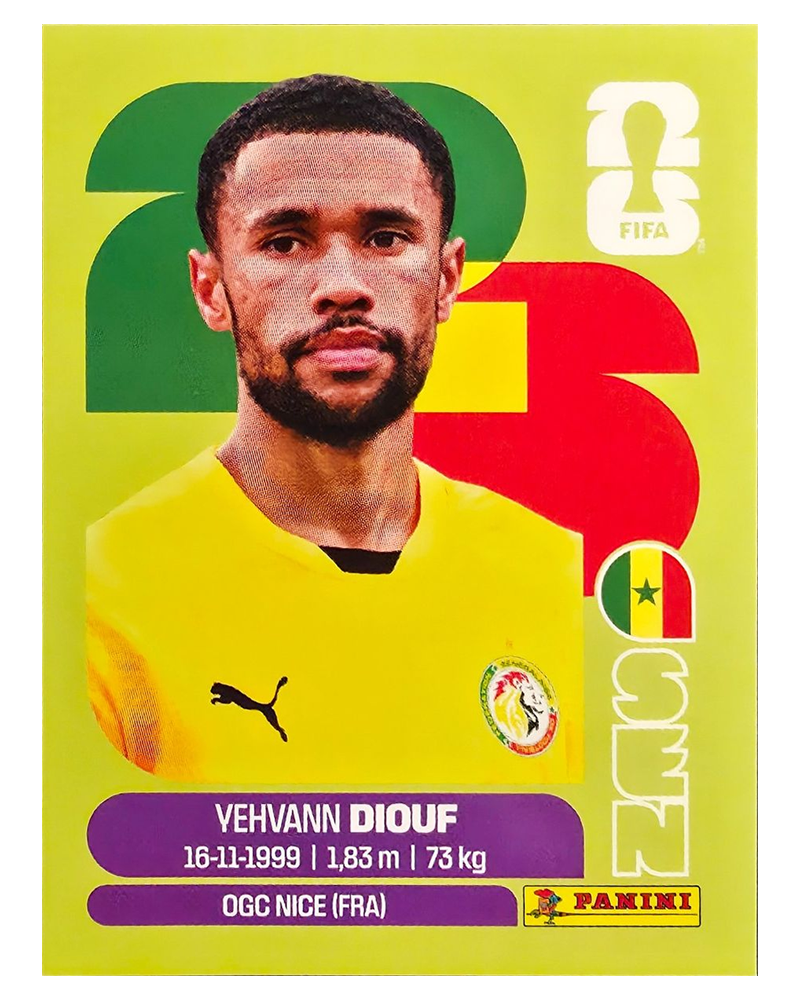 Panini FIFA WM 2026 United - SEN 3 - Yehvann Diouf