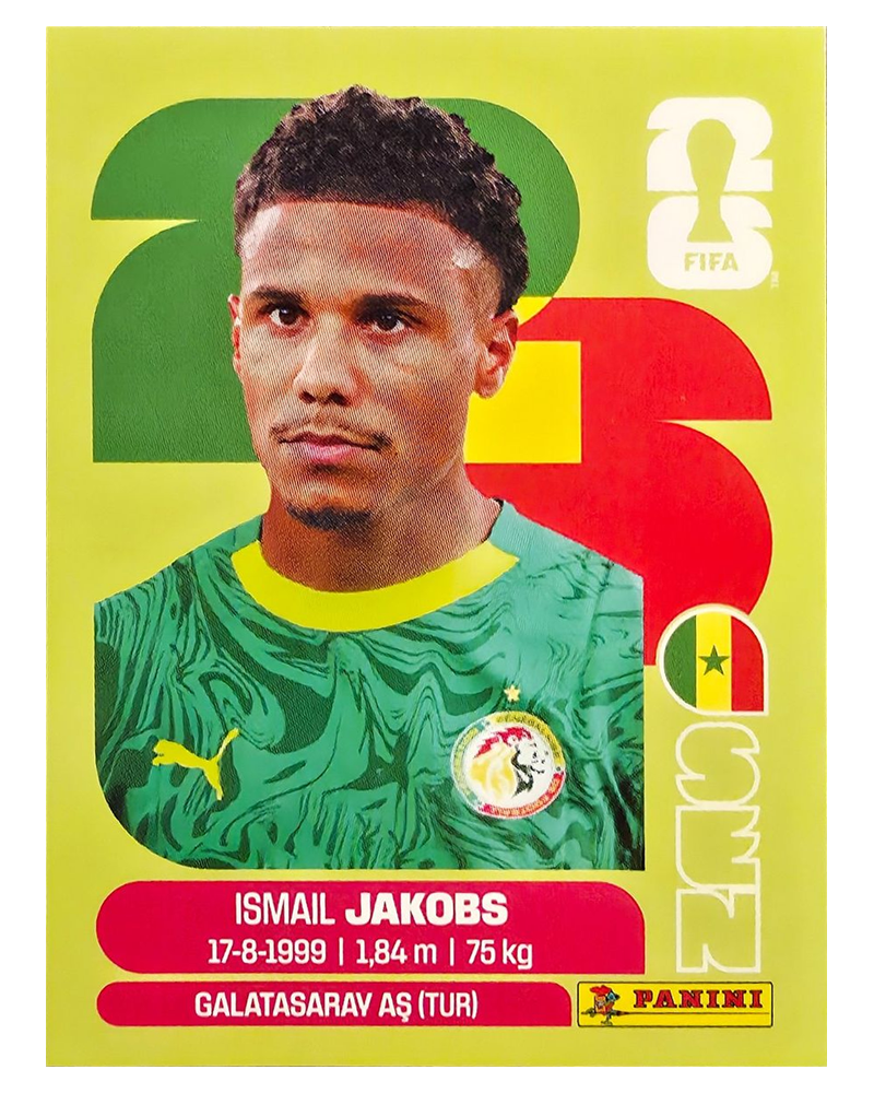 Panini FIFA WM 2026 United - SEN 6 - Ismail Jakobs
