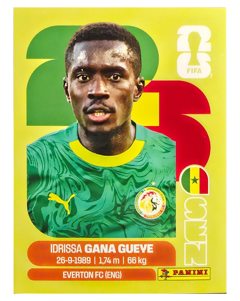 Panini FIFA WM 2026 United - SEN 9 - Idrissa Gana Gueye