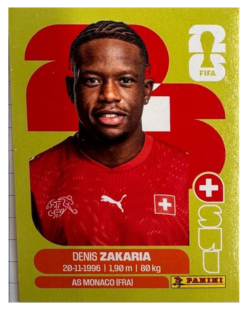 Panini FIFA WM 2026 United - SUI 10 - Denis Zakaria