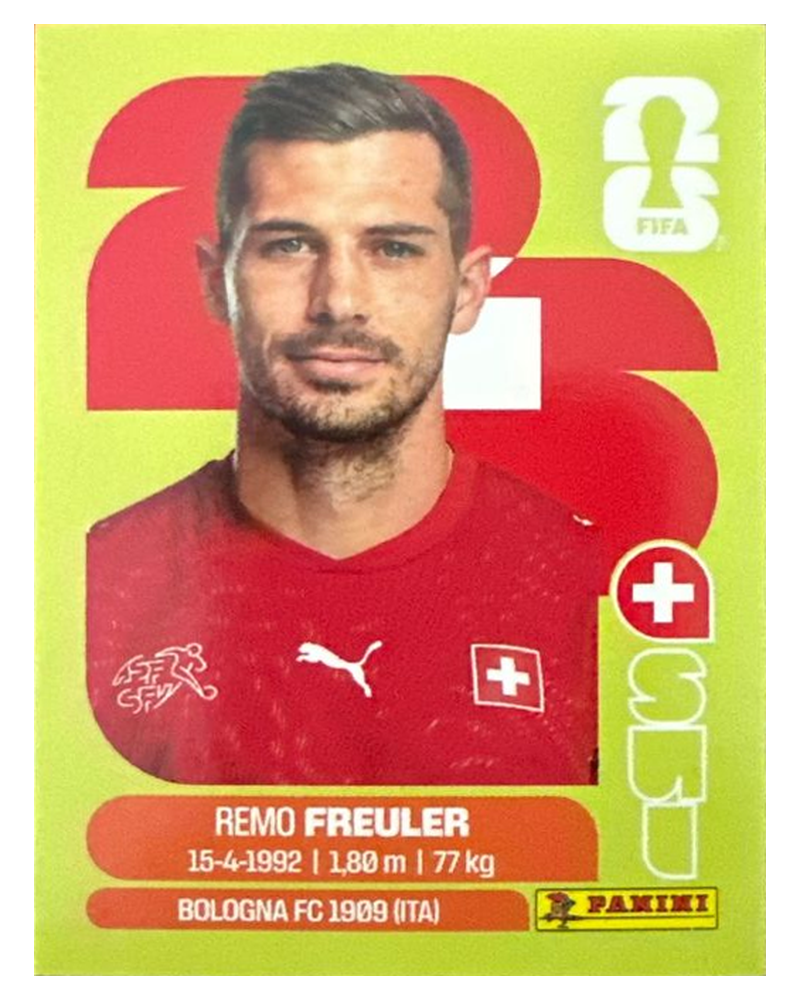 Panini FIFA WM 2026 United - SUI 11 - Remo Freuler Vorderseite