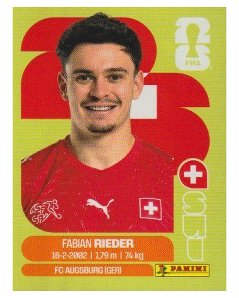 Panini FIFA WM 2026 United - SUI 12 - Fabian Rieder