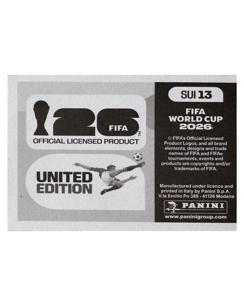 Panini FIFA WM 2026 United - SUI 13 - Team Photo