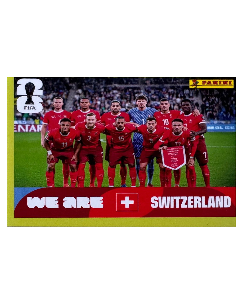Panini FIFA WM 2026 United - SUI 13 - Team Photo
