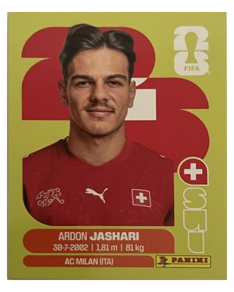 Panini FIFA WM 2026 United - SUI 14 - Ardon Jashari