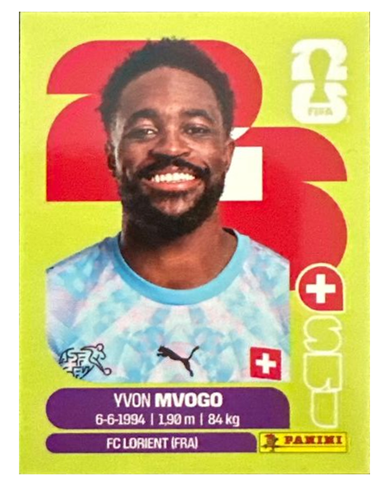 Panini FIFA WM 2026 United - SUI 3 - Yvon Mvogo