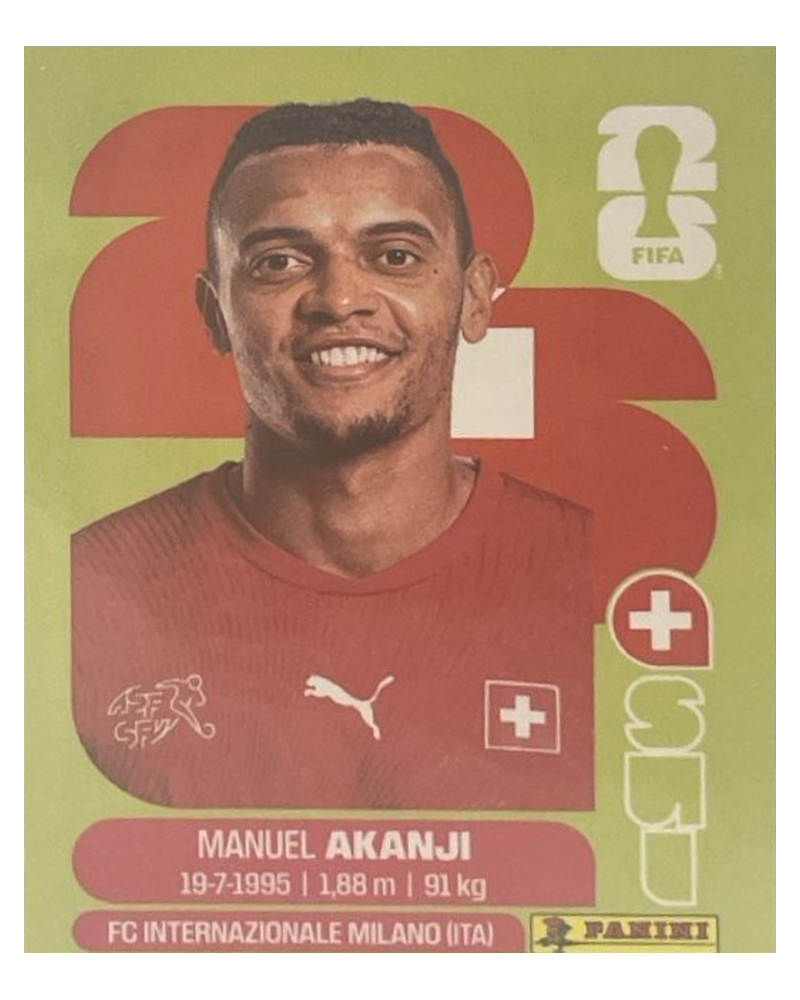 Panini FIFA WM 2026 United - SUI 4 - Manuel Akanji