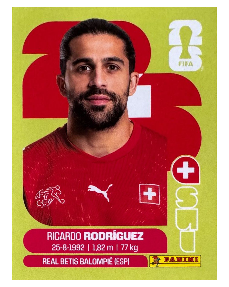Panini FIFA WM 2026 United - SUI 5 - Ricardo Rodriguez