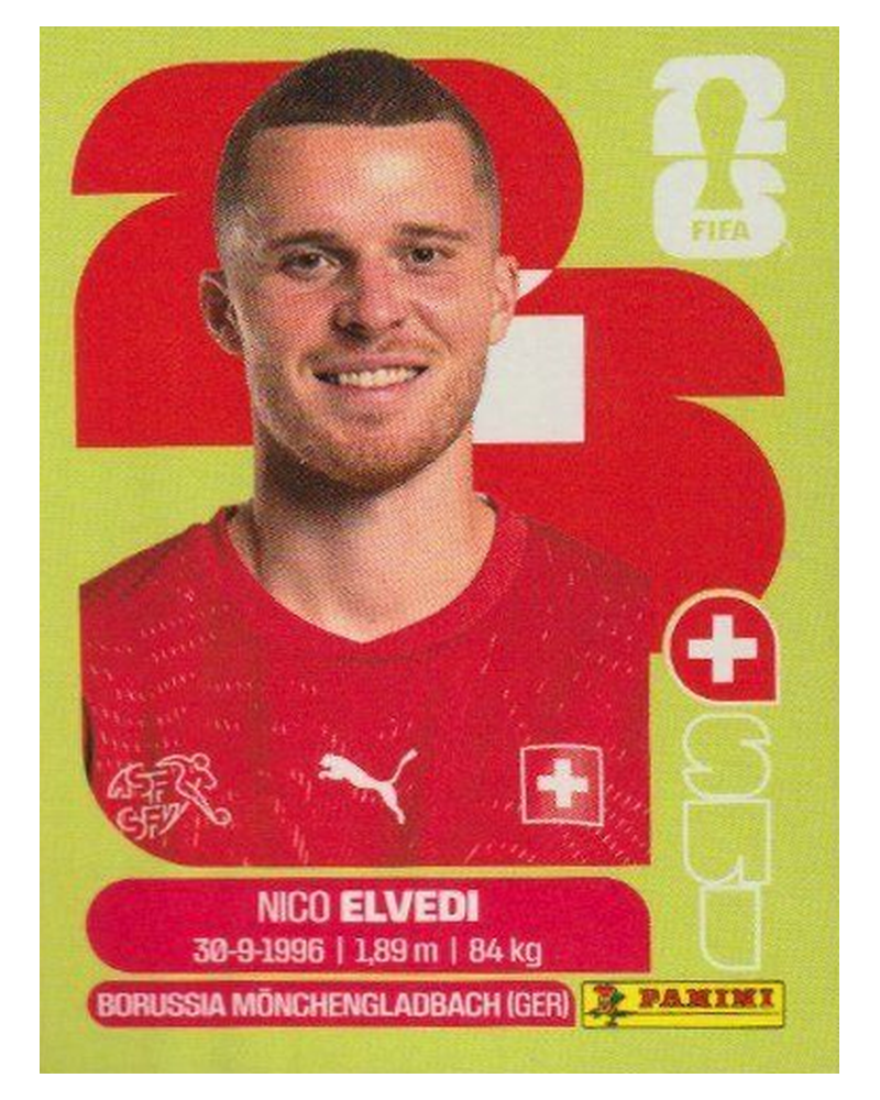Panini FIFA WM 2026 United - SUI 6 - Nico Elvedi