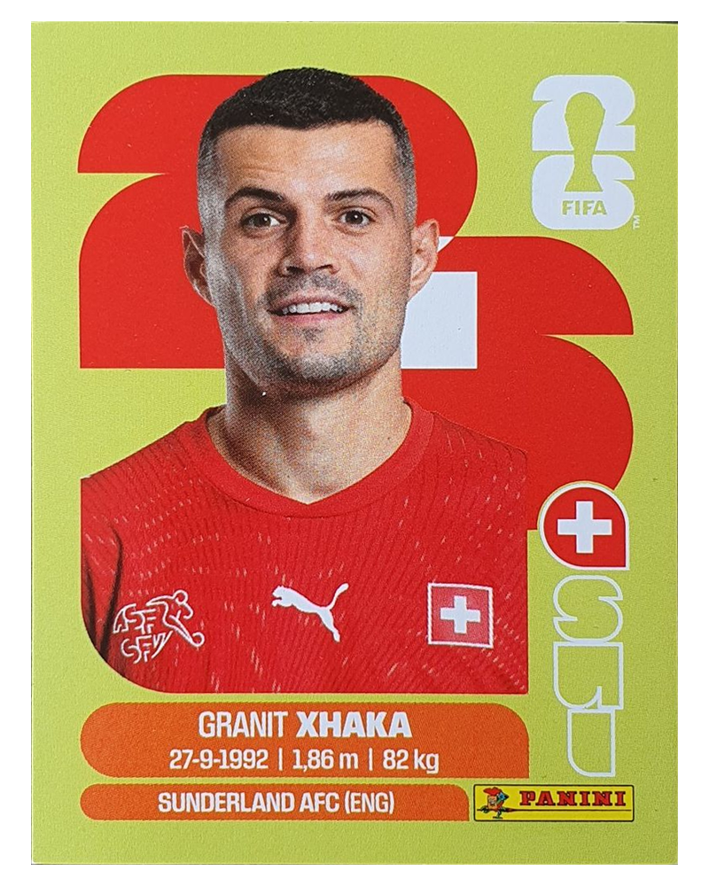 Panini FIFA WM 2026 United - SUI 9 - Granit Xhaka