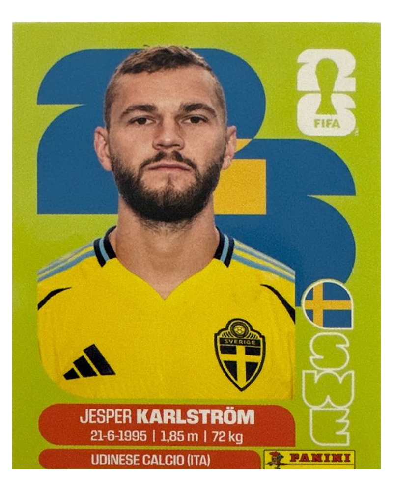 Panini FIFA WM 2026 United - SWE 10 - Jesper Karlström