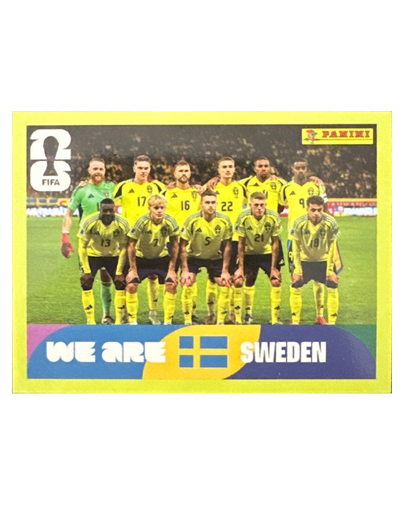 Panini FIFA WM 2026 United - SWE 13 - Team Photo