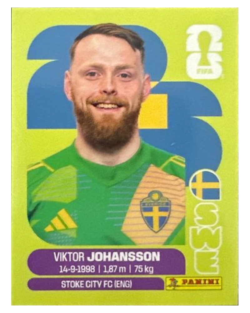 Panini FIFA WM 2026 United - SWE 2 - Victor Johansson