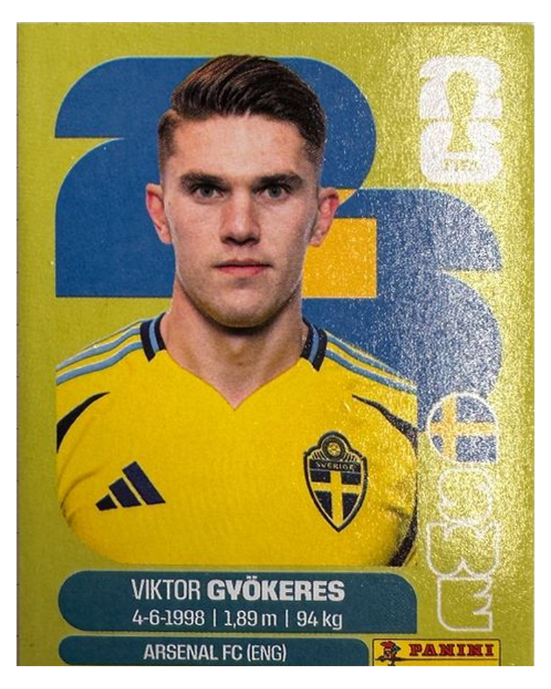 Panini FIFA WM 2026 United - SWE 20 - Viktor Gyökeres