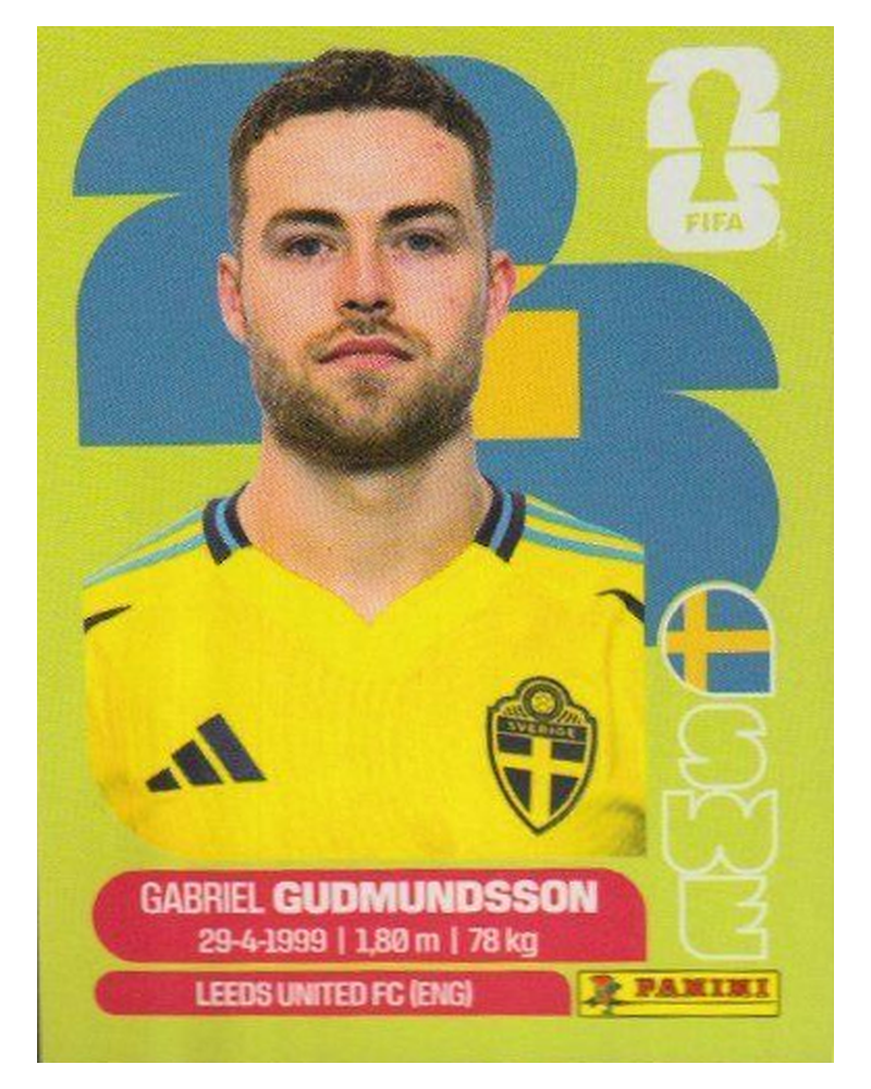 Panini FIFA WM 2026 United - SWE 4 - Gabriel Gudmundsson