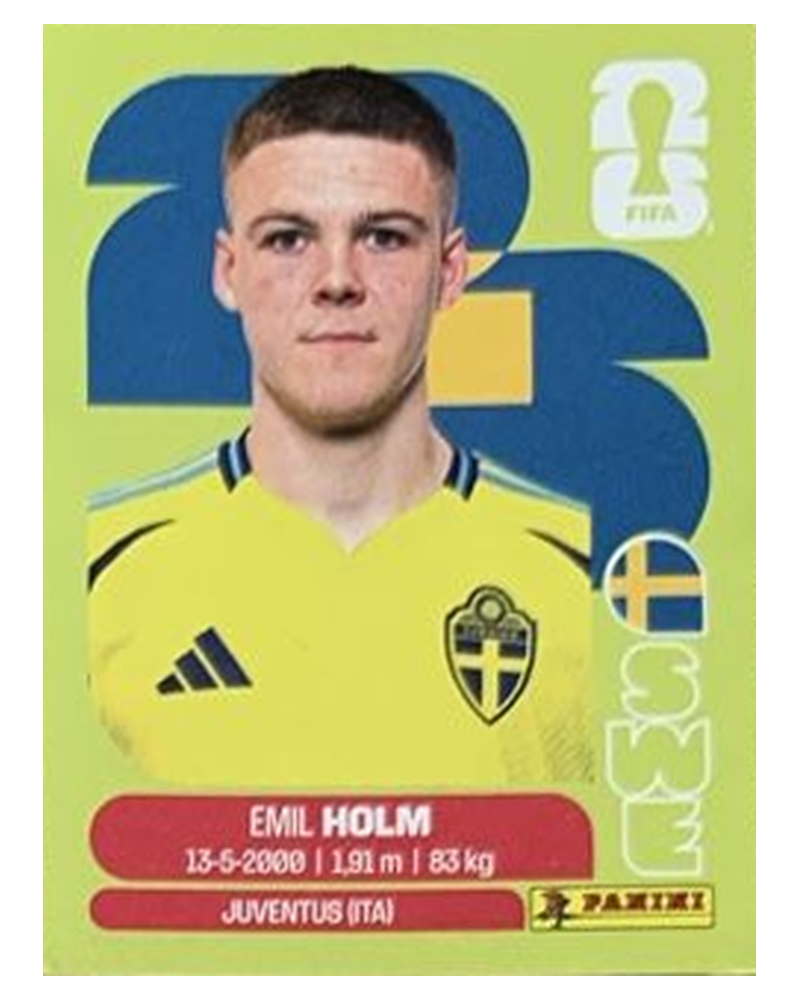 Panini FIFA WM 2026 United - SWE 5 - Emil Holm