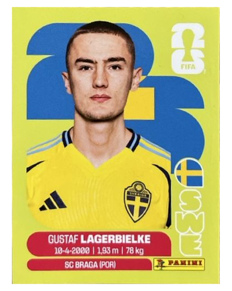 Panini FIFA WM 2026 United - SWE 7 - Gustaf Lagerbielke