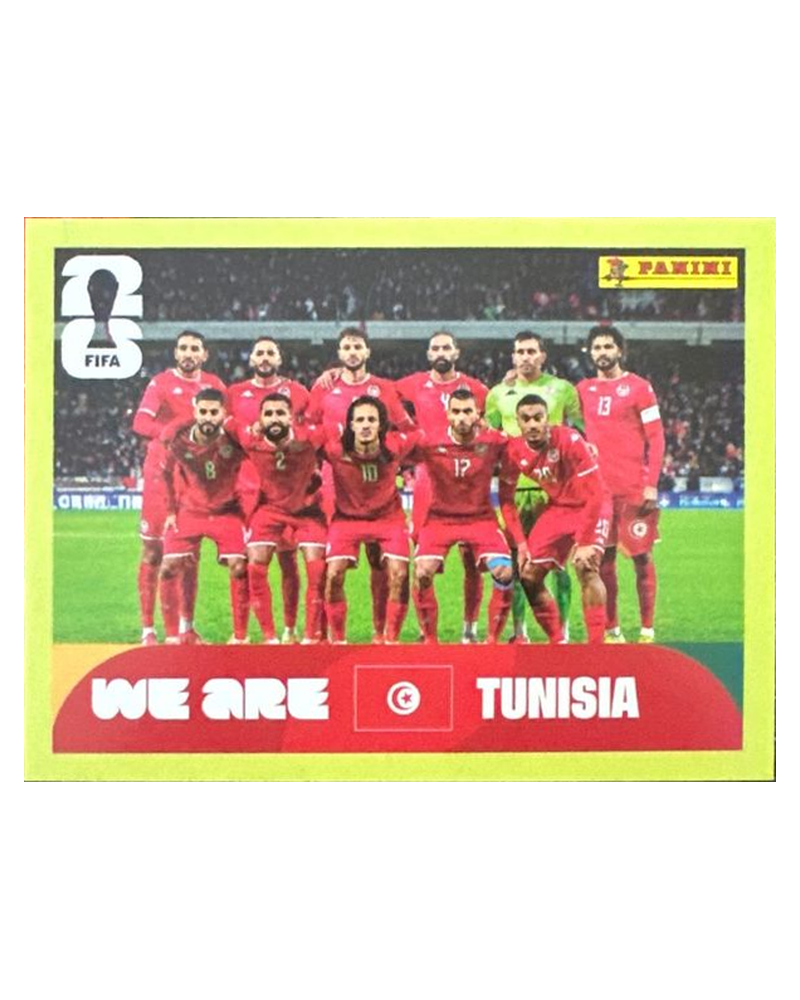 Panini FIFA WM 2026 United - TUN 13 - Team Photo