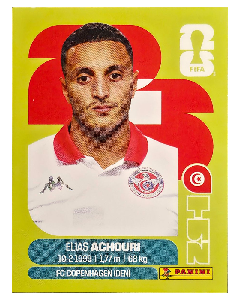 Panini FIFA WM 2026 United - TUN 15 - Elias Achouri