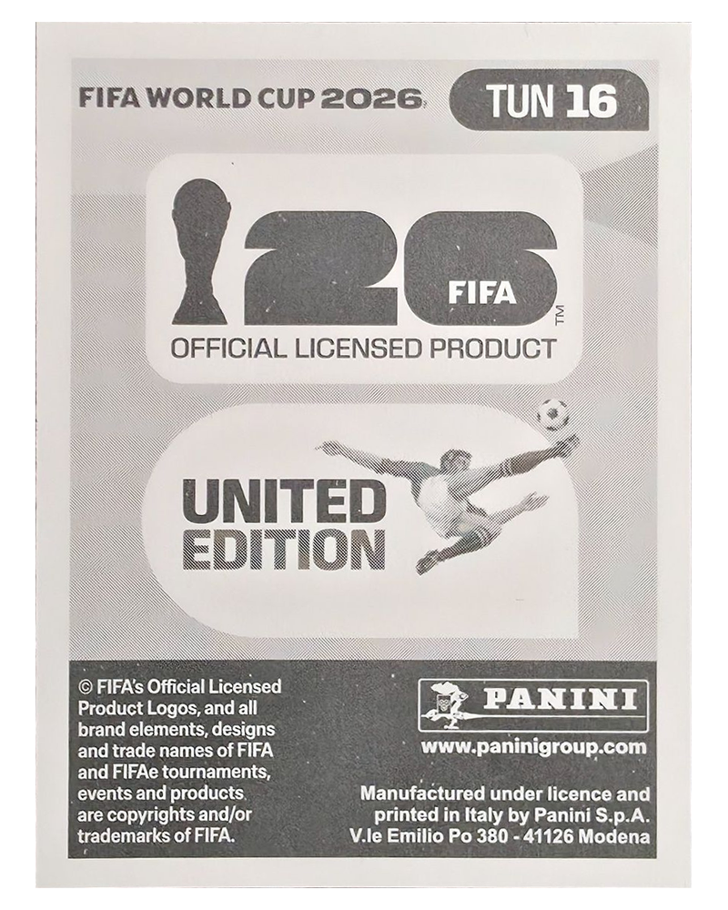 Panini FIFA WM 2026 United - TUN 16 - Elias Saad
