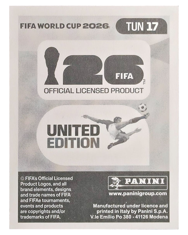 Panini FIFA WM 2026 United - TUN 17 - Hazem Mastouri