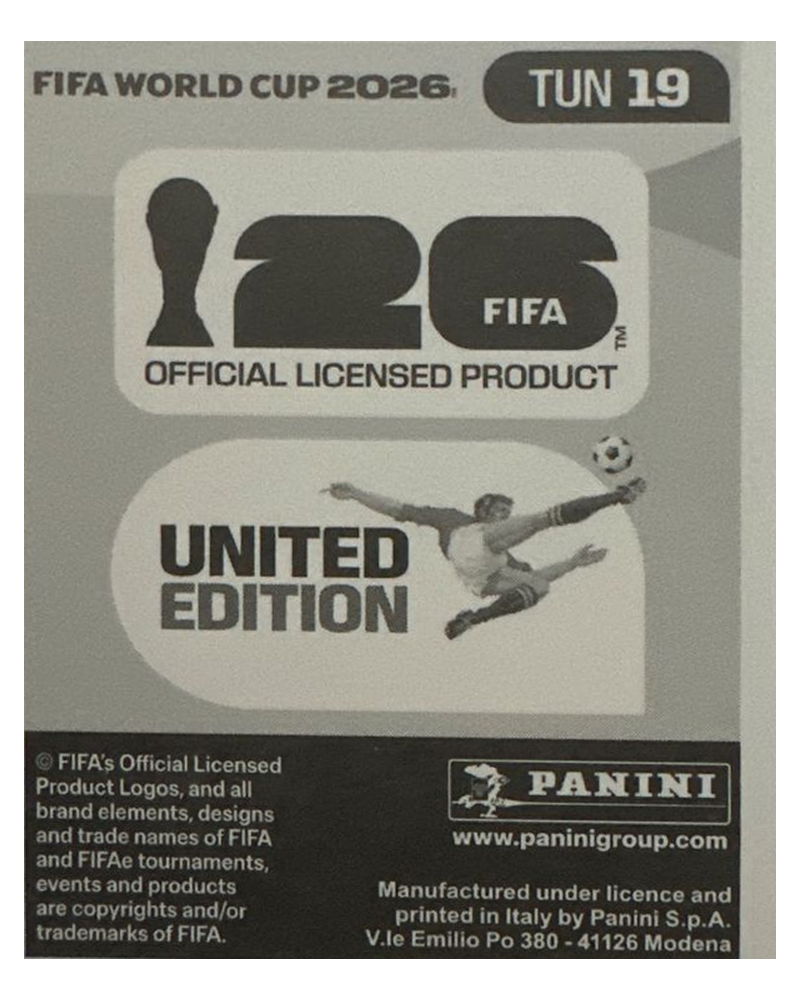 Panini FIFA WM 2026 United - TUN 19 - Sayfallah Ltaief