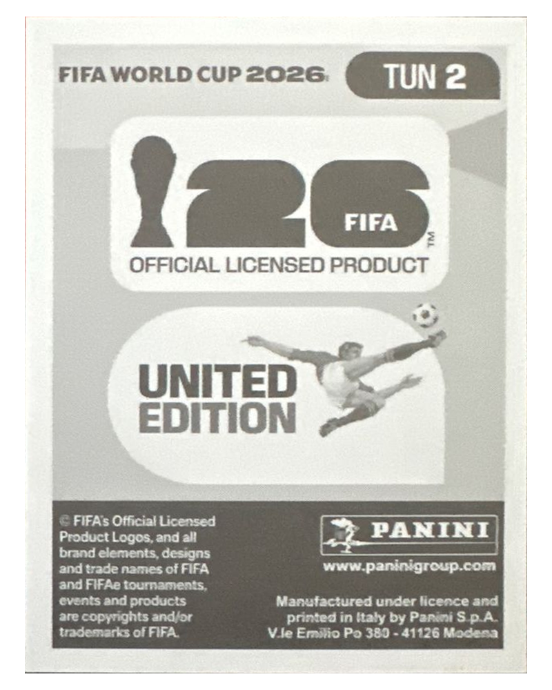Panini FIFA WM 2026 United - TUN 2 - Bechir Ben Said