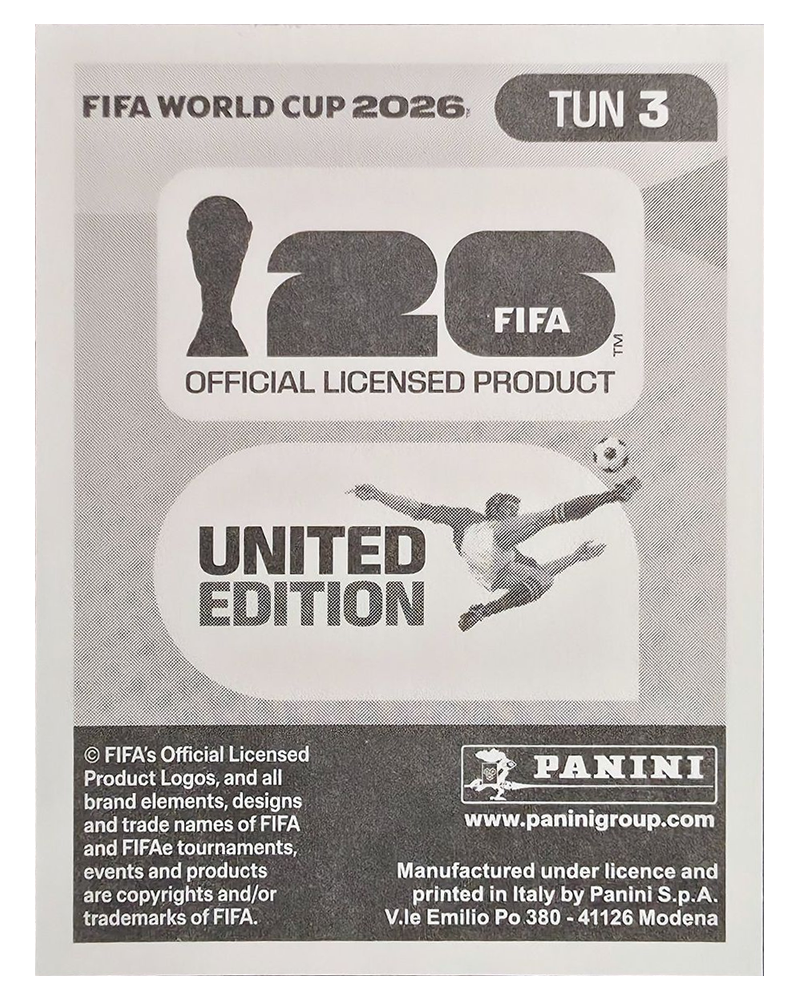 Panini FIFA WM 2026 United - TUN 3 - Aymen Dahmen