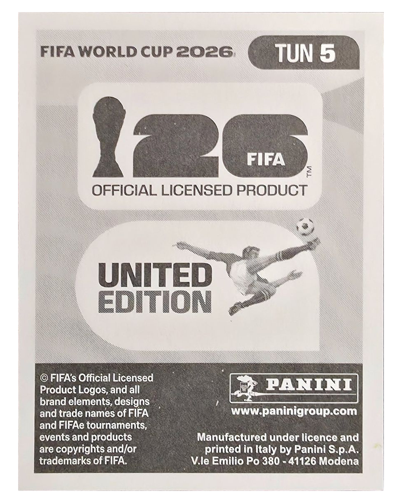 Panini FIFA WM 2026 United - TUN 5 - Montassar Talbi