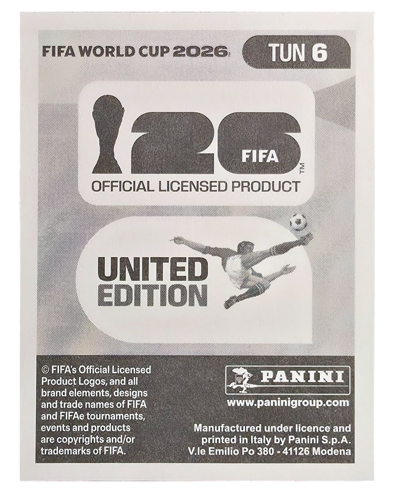 Panini FIFA WM 2026 United - TUN 6 - Yassine Meriah