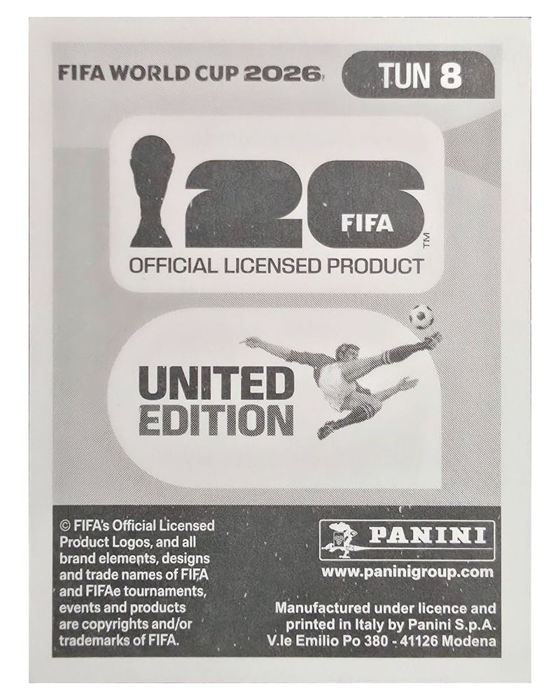 Panini FIFA WM 2026 United - TUN 8 - Dylan Bronn