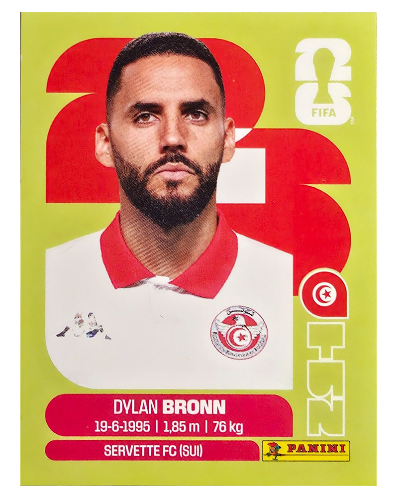 Panini FIFA WM 2026 United - TUN 8 - Dylan Bronn