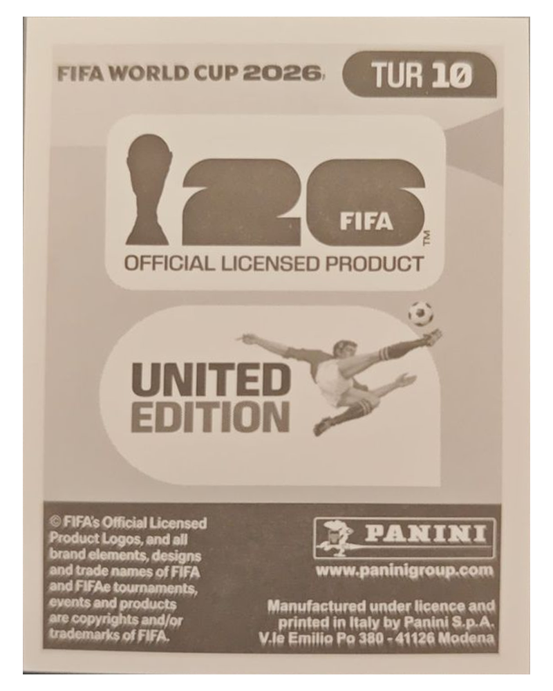 Panini FIFA WM 2026 United - TUR 10 - Ismail Yuksek