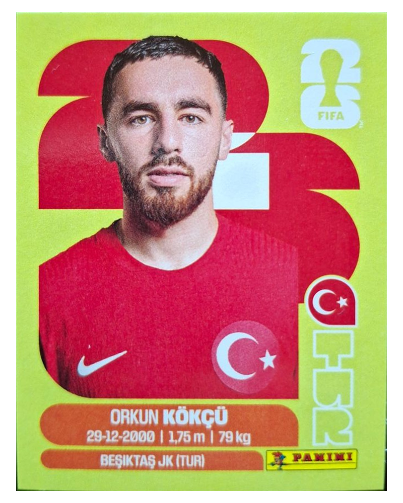 Panini FIFA WM 2026 United - TUR 12 - Orkun Kokcu