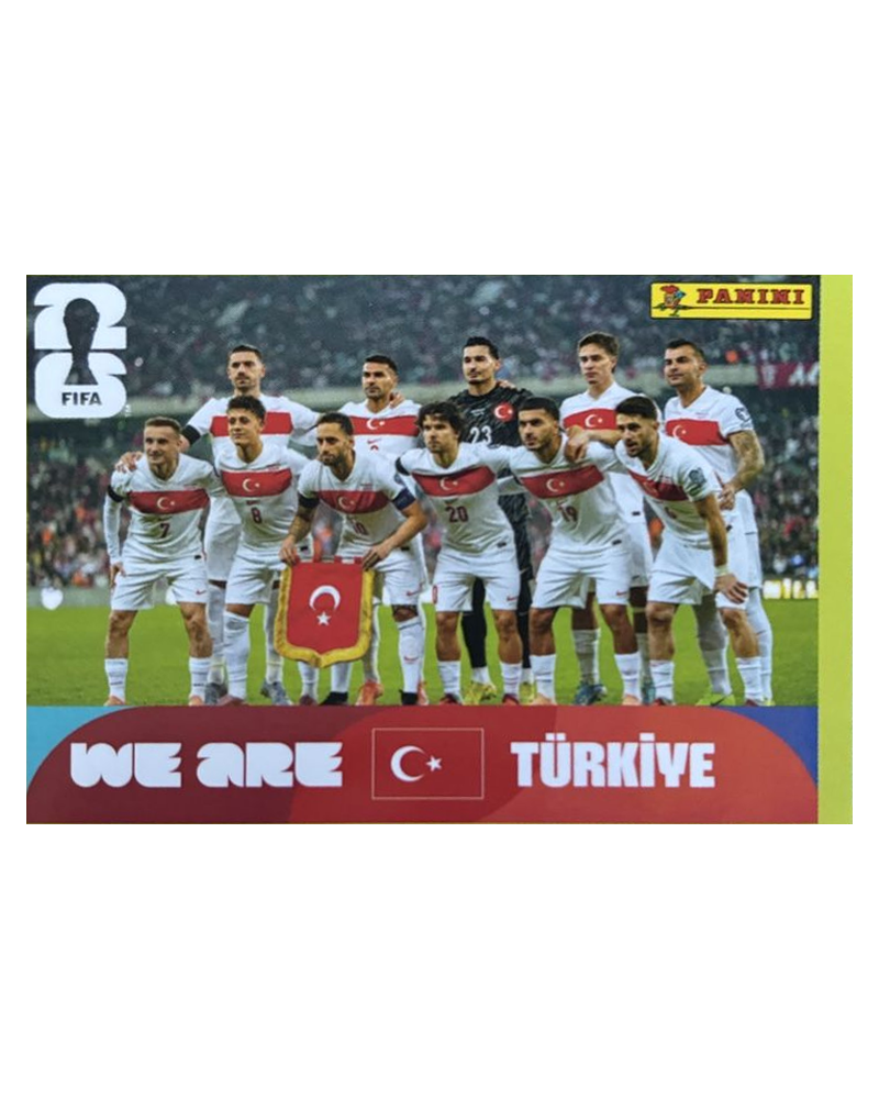 Panini FIFA WM 2026 United - TUR 13 - Team Photo