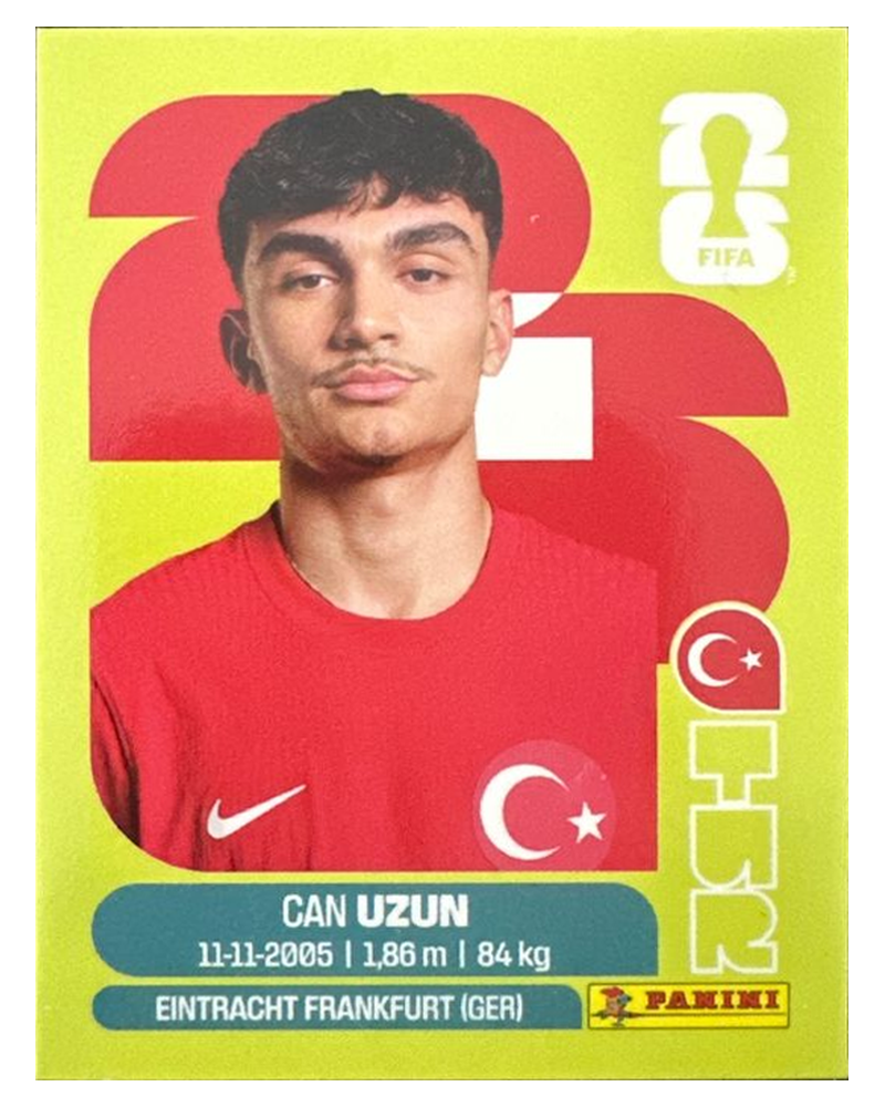 Panini FIFA WM 2026 United - TUR 17 - Can Uzun