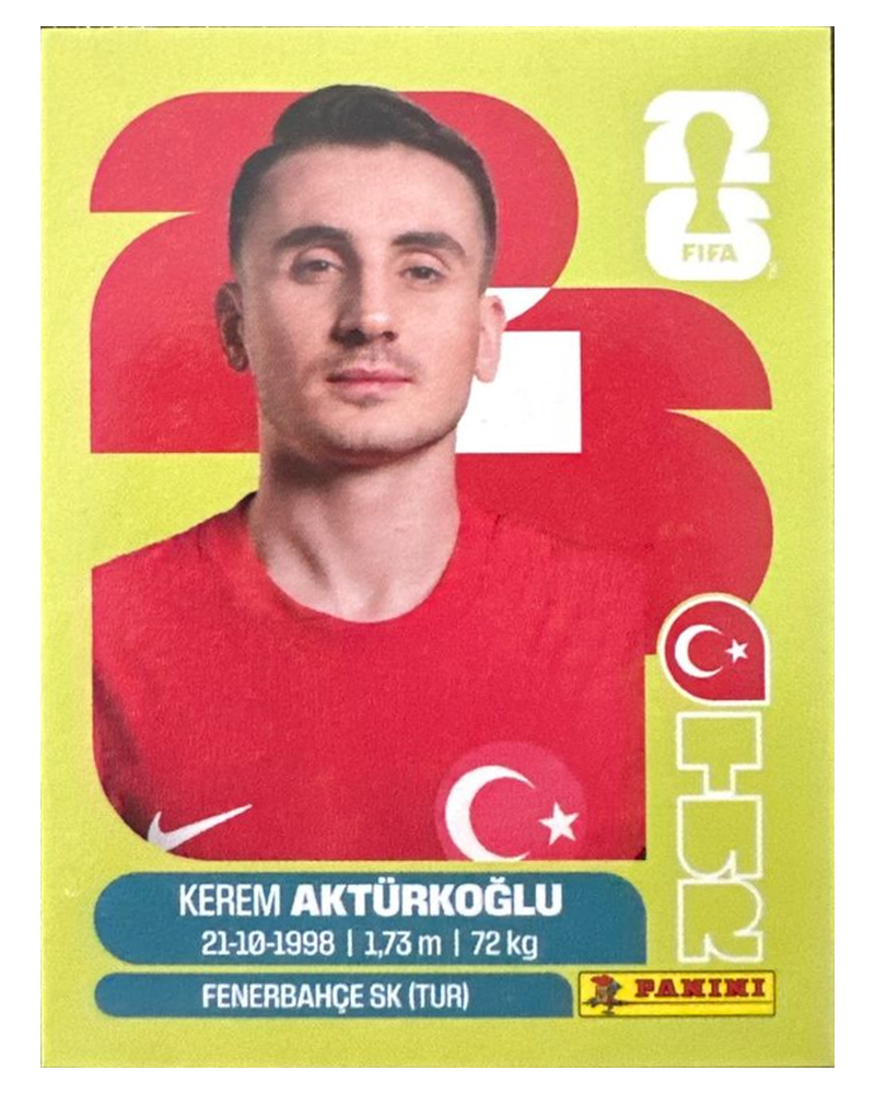 Panini FIFA WM 2026 United - TUR 19 - Kerem Akturkoglu
