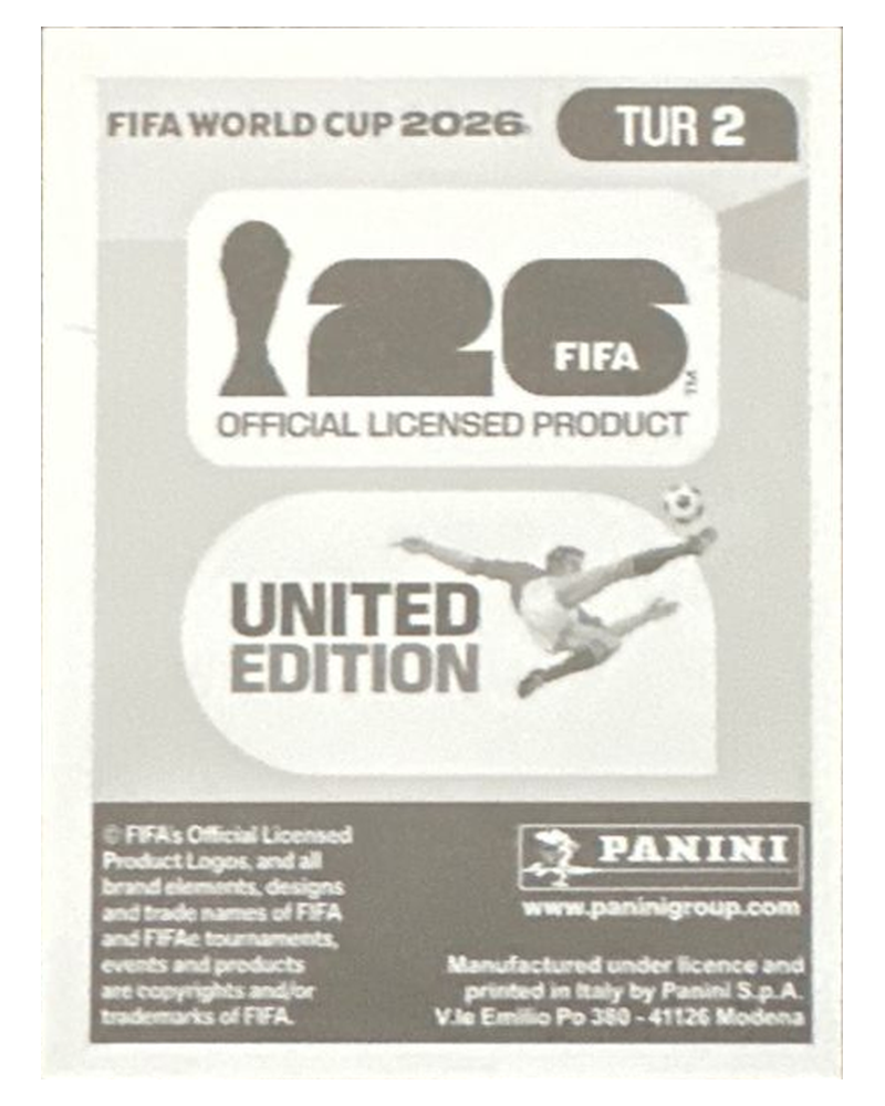 Panini FIFA WM 2026 United - TUR 2 - Ugurcan Cakir