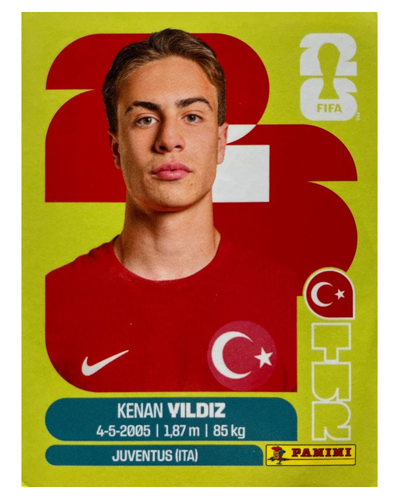 Panini FIFA WM 2026 United - TUR 20 - Kenan Yildiz