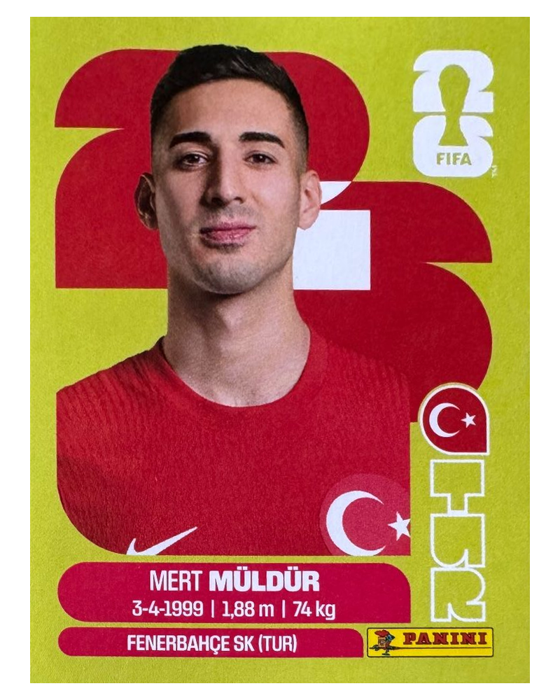 Panini FIFA WM 2026 United - TUR 3 - Mert Muldur